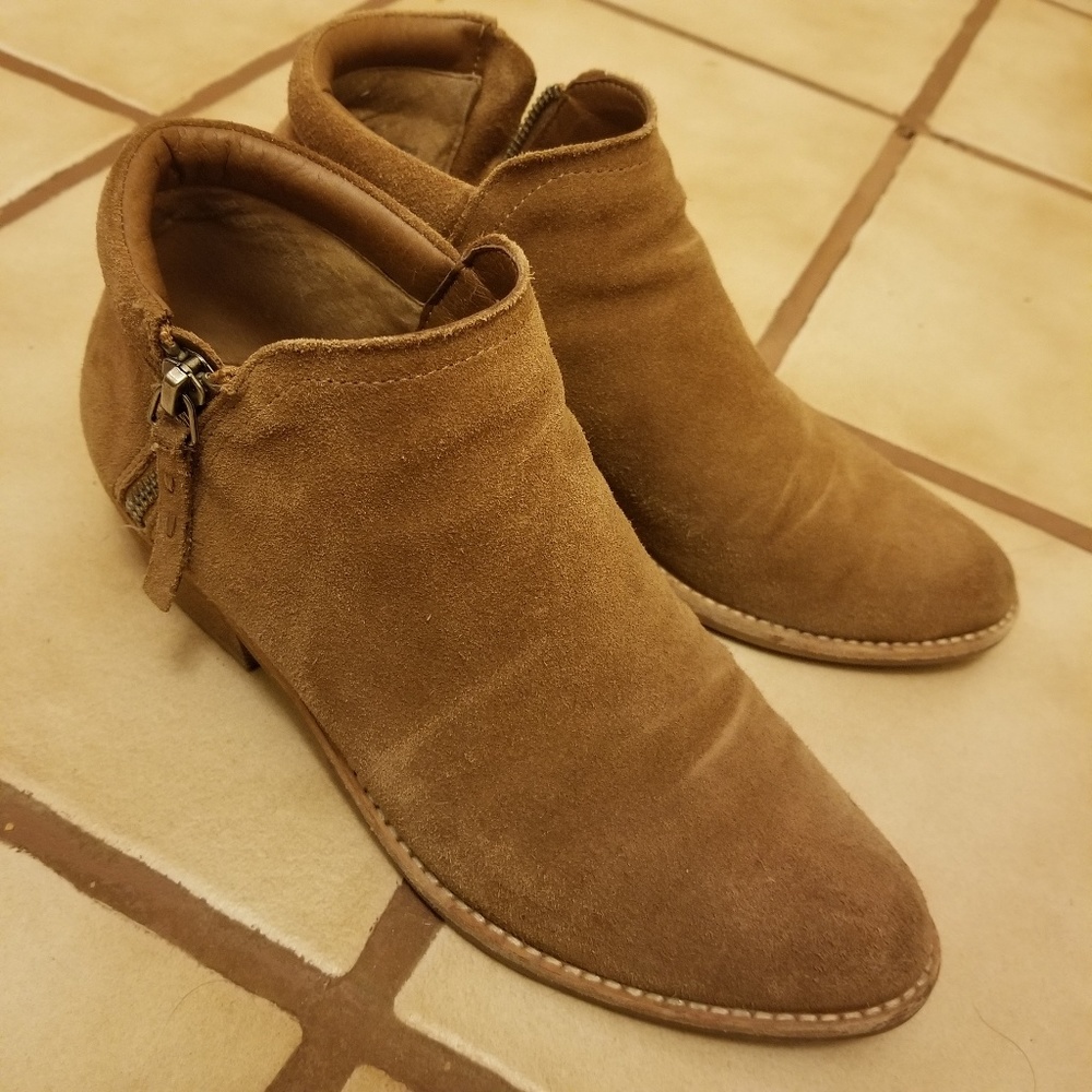Suede ankle boots